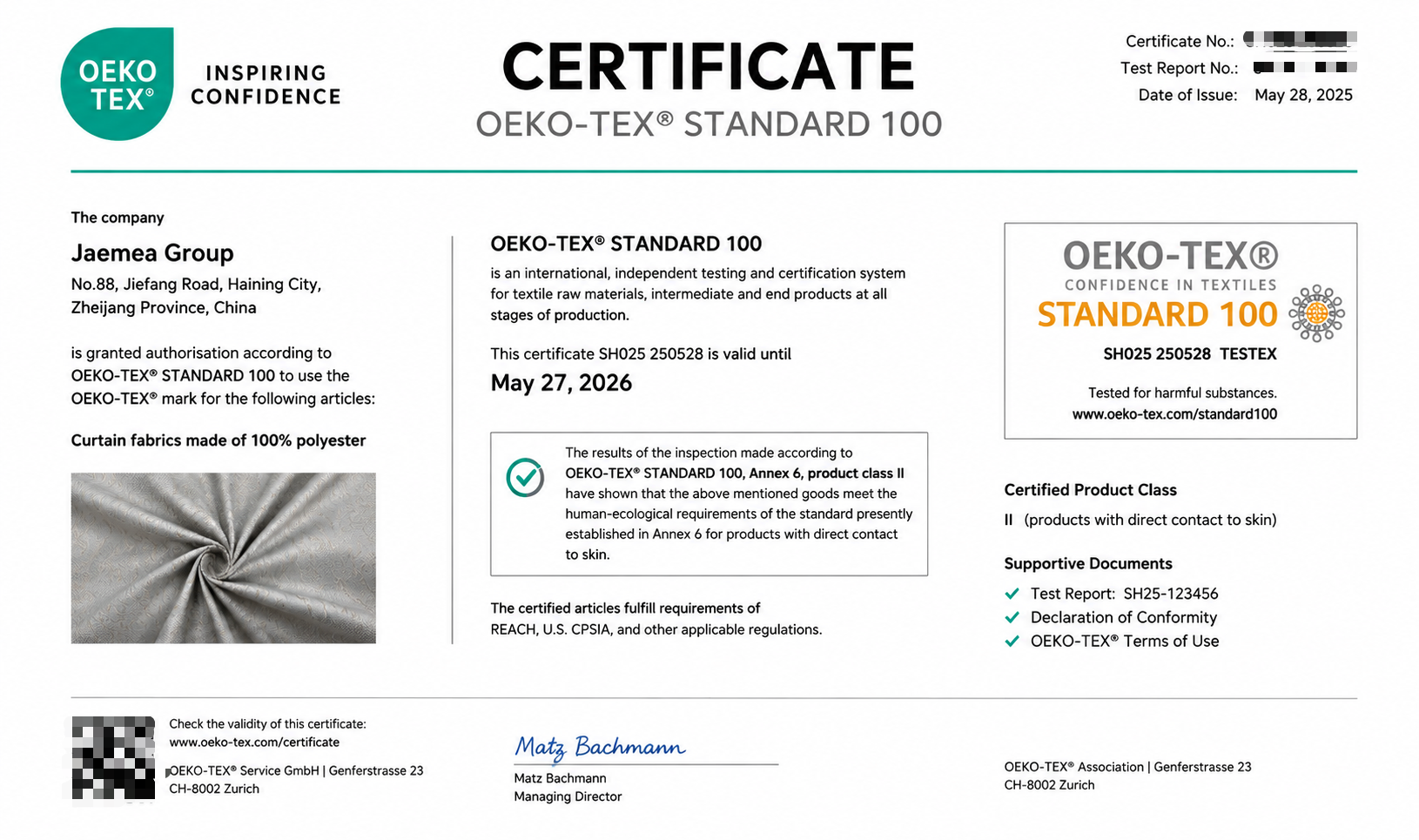 Certificate 1
