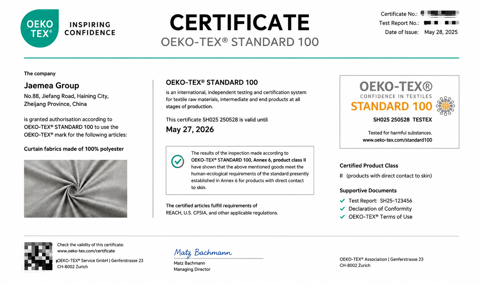Certificate 1