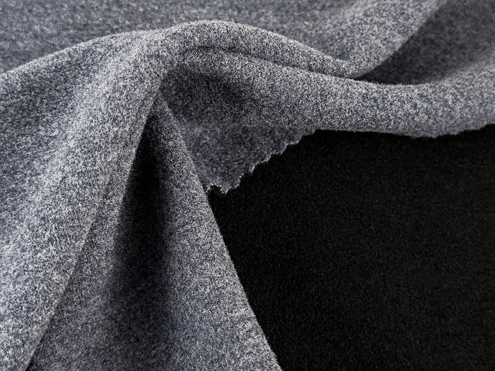 400gsm 19.5%Viscose 17.5%Acrylic 2%Silk 12%Spandex Elastane 49%Polyester Brushed Double Knit Fabric